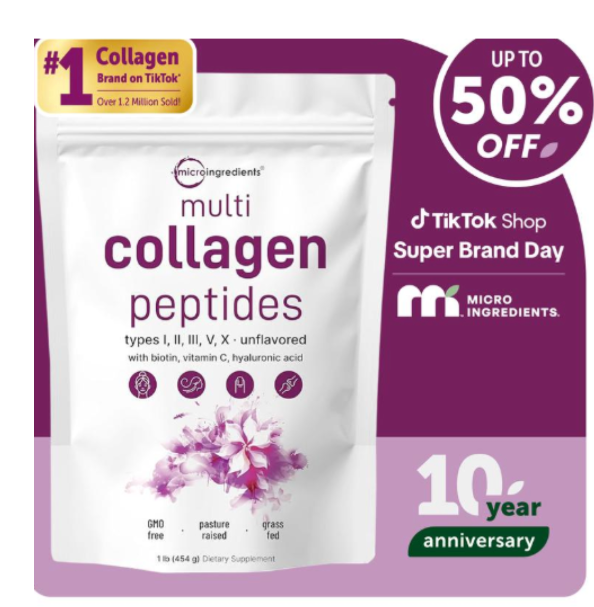 EL MEJOR COLÁGENO RENUEVA VIDA - 1 LIBRAS Rejuvenece tu piel, fortalece tu cuerpo